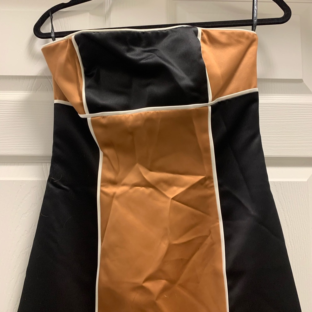 Color Block Formal Dress - Picture 2 of 5
